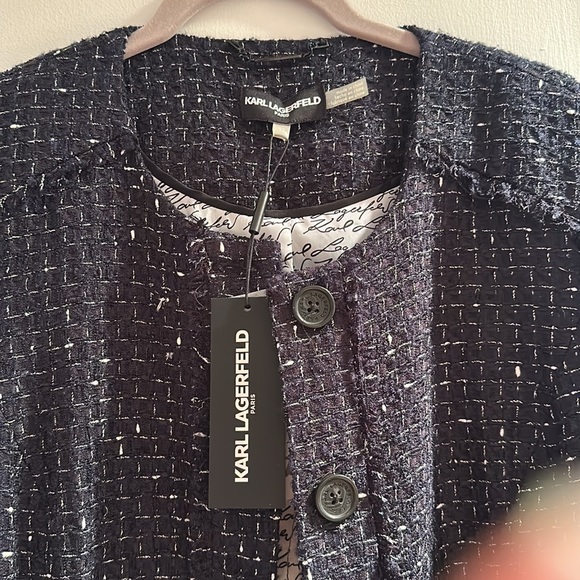 Karl Lafarfeld midi coat. Sz 12. With tags. - Picture 2 of 6